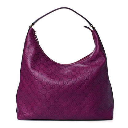 Gucci Guccissima Large Hobo Purple 1 of 11
