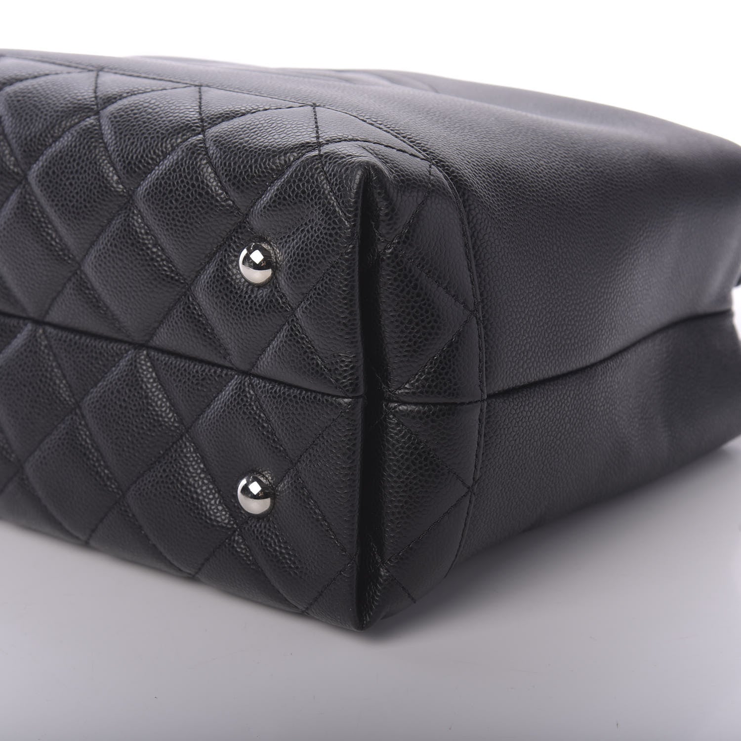 Chanel Soft Caviar CC Medium Top Handle Tote Black 7 of 9