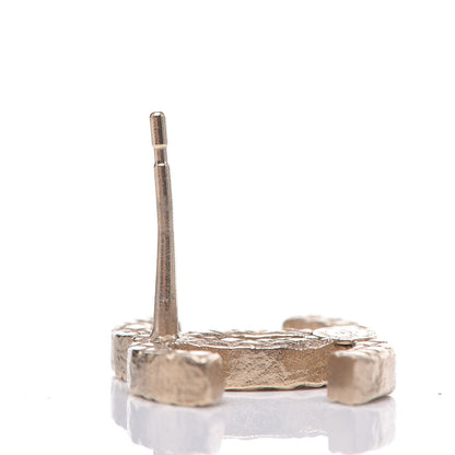 Chanel Quilted CC Earrings Gold 5 of 7