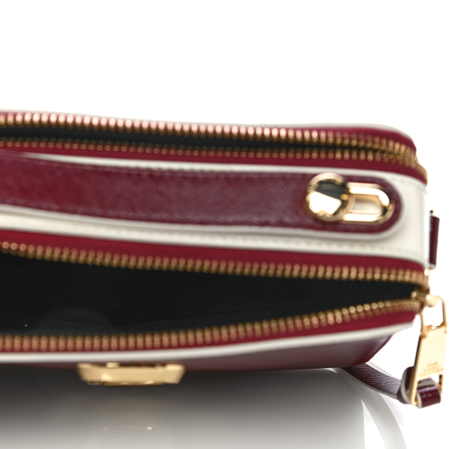 Saffiano Large The Sure Shot Camera Bag Red Multicolor