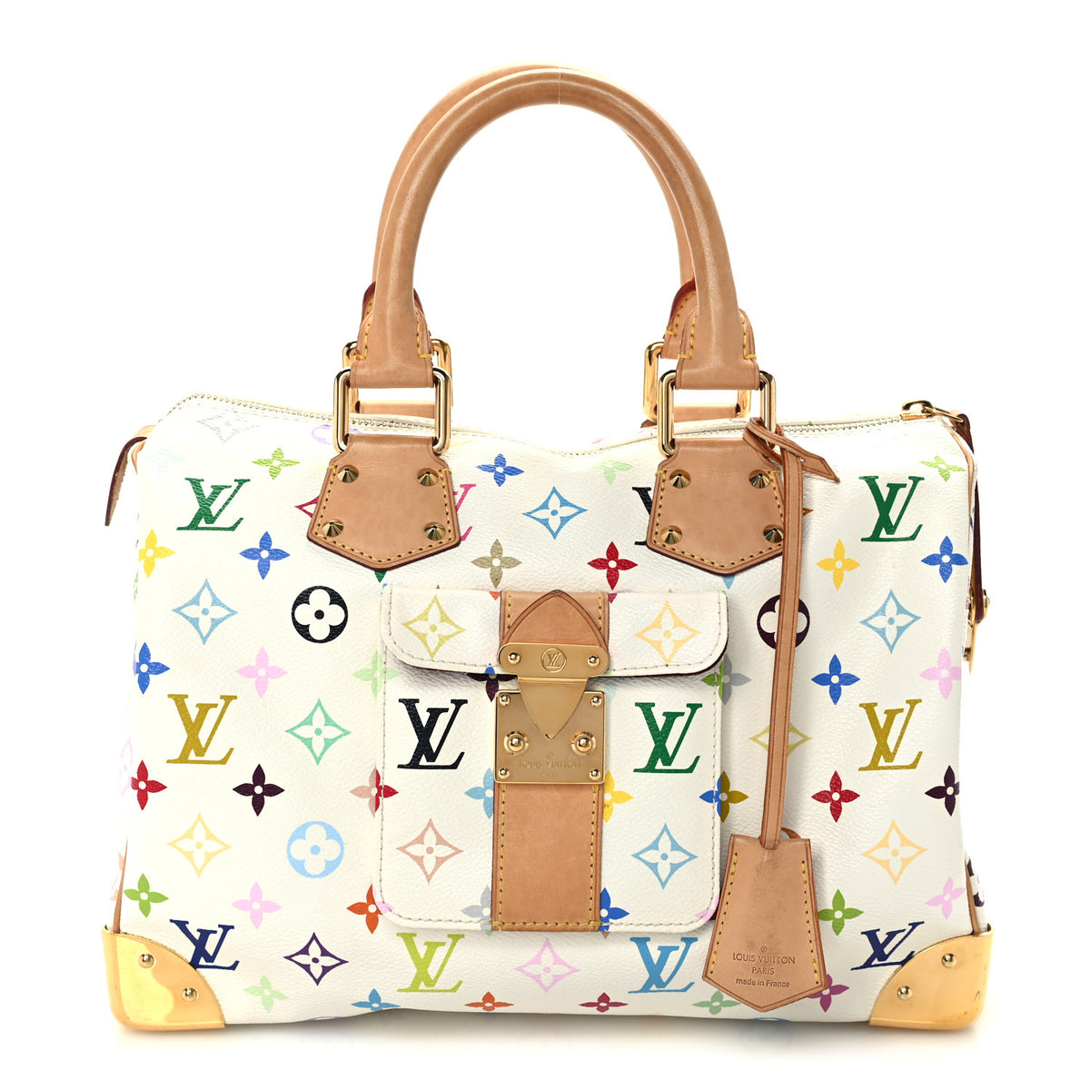 Monogram Speedy 30 White
