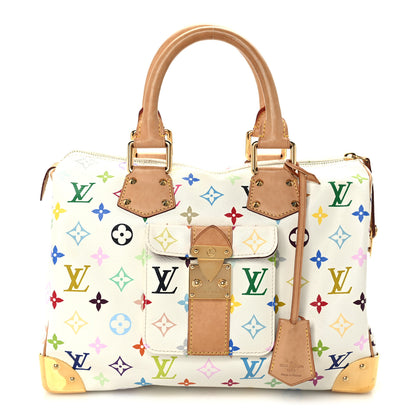 Louis Vuitton Monogram Speedy 30 White 1 of 8
