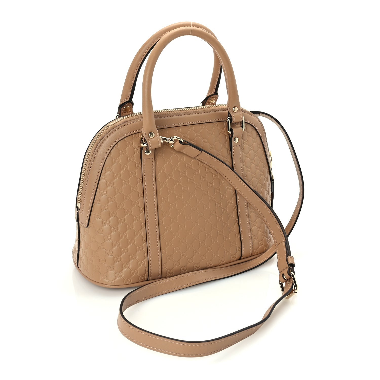 Gucci Soft Microguccissima Mini Dome Bag  Camelia 2 of 8