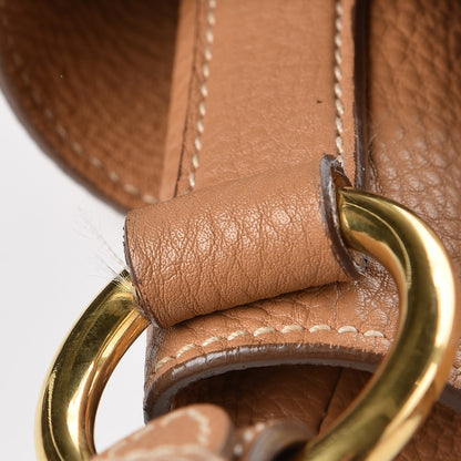 Prada Vitello Daino Side Pocket Hobo Naturale 9 of 11