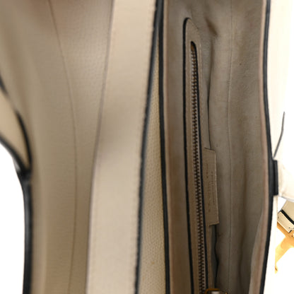 Christian Dior Grained Calfskin Saddle Bag White 5 of 11
