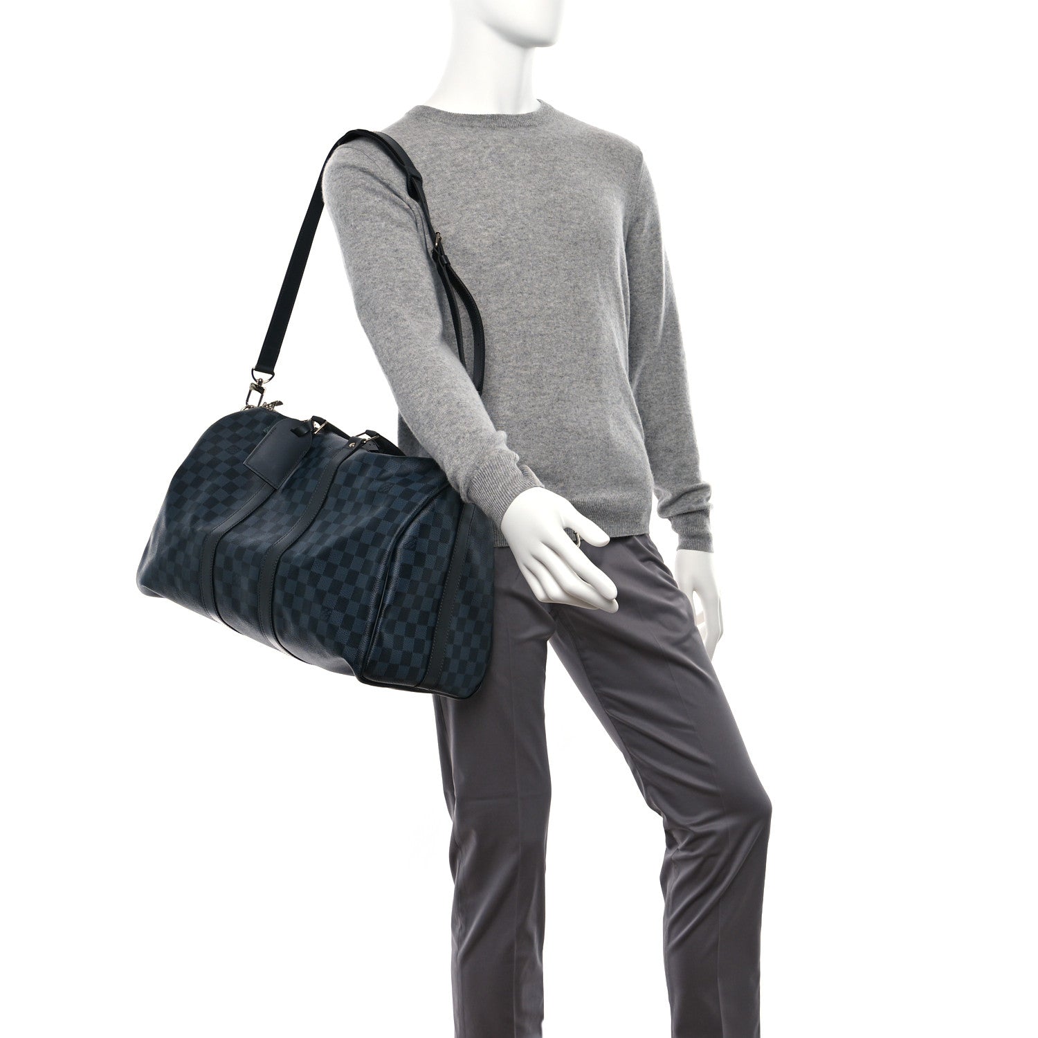 Louis Vuitton Damier Cobalt Keepall Bandouliere 45 2 of 8