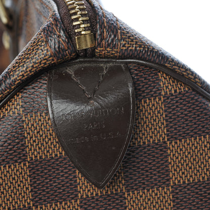 Louis Vuitton Damier Ebene Speedy 35 6 of 14