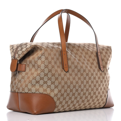 Gucci Monogram Carry-On Duffle Bag Brown 3 of 13