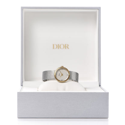 Christian Dior Stainless Steel Diamond Mother of Pearl 25mm La D De Dior Quartz Watch 6 of 6