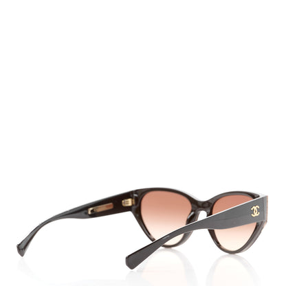 Chanel CC Cat Eye Sunglasses 6054 Brown 4 of 9