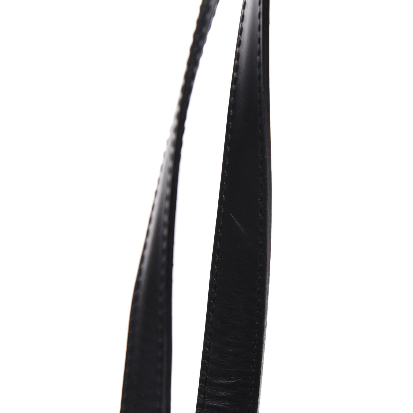 Epi Saint Jacques PM Long Straps Black