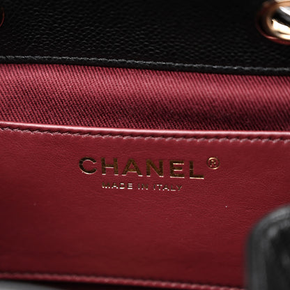 Chanel Caviar Quilted Mini Business Affinity Backpack Black 6 of 11