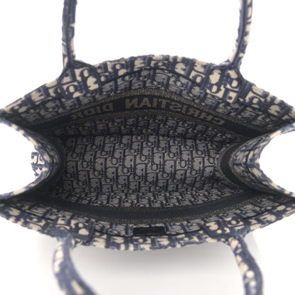 Christian Dior Oblique Medium Book Tote Blue Multicolor 9 of 12