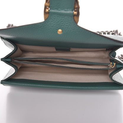 Gucci Pebbled Calfskin Small Dionysus Shoulder Bag Emerald 5 of 8