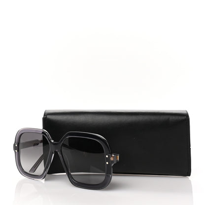 Christian Dior Acetate Cannage DiorHighlight S1I Square Sunglasses Grey 6 of 6