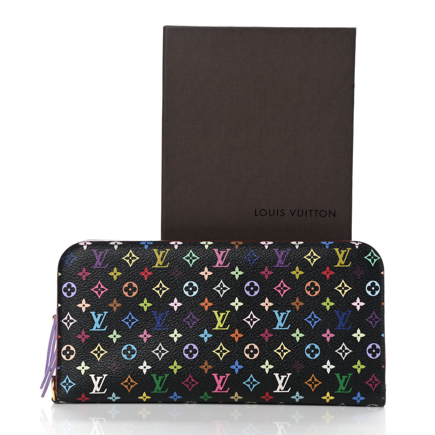 Louis Vuitton Monogram Multicolor Insolite Wallet Black Violet 11 of 11