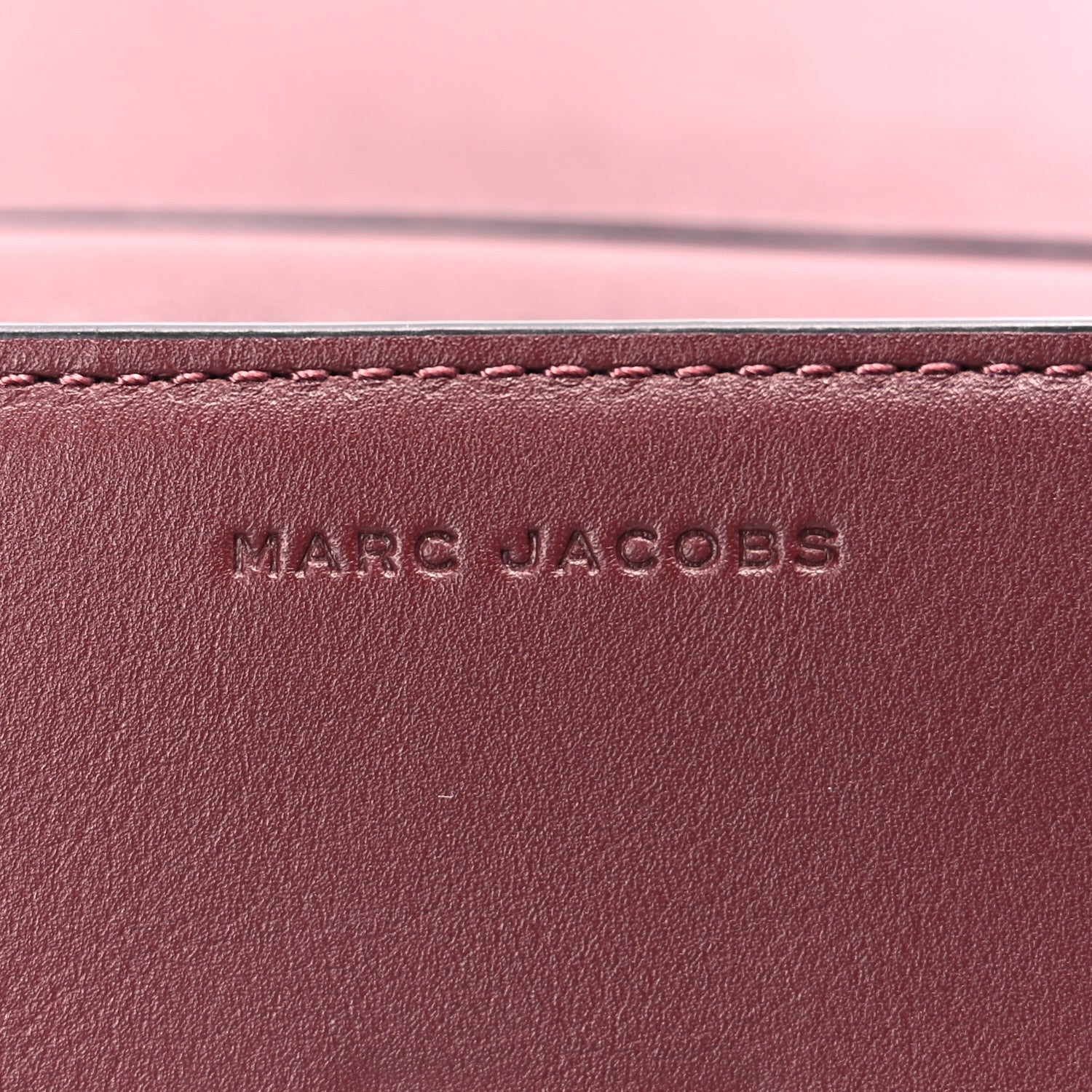 Marc Jacobs Calfskin West End Chain Wallet  Burgundy 5 of 8