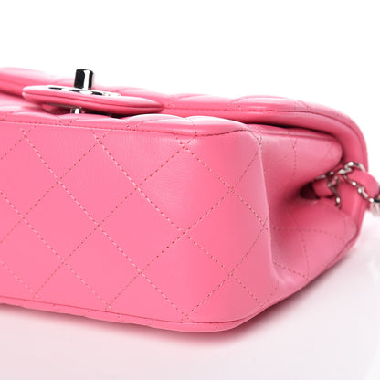 Chanel Lambskin Quilted Mini Square Flap Pink 9 of 10