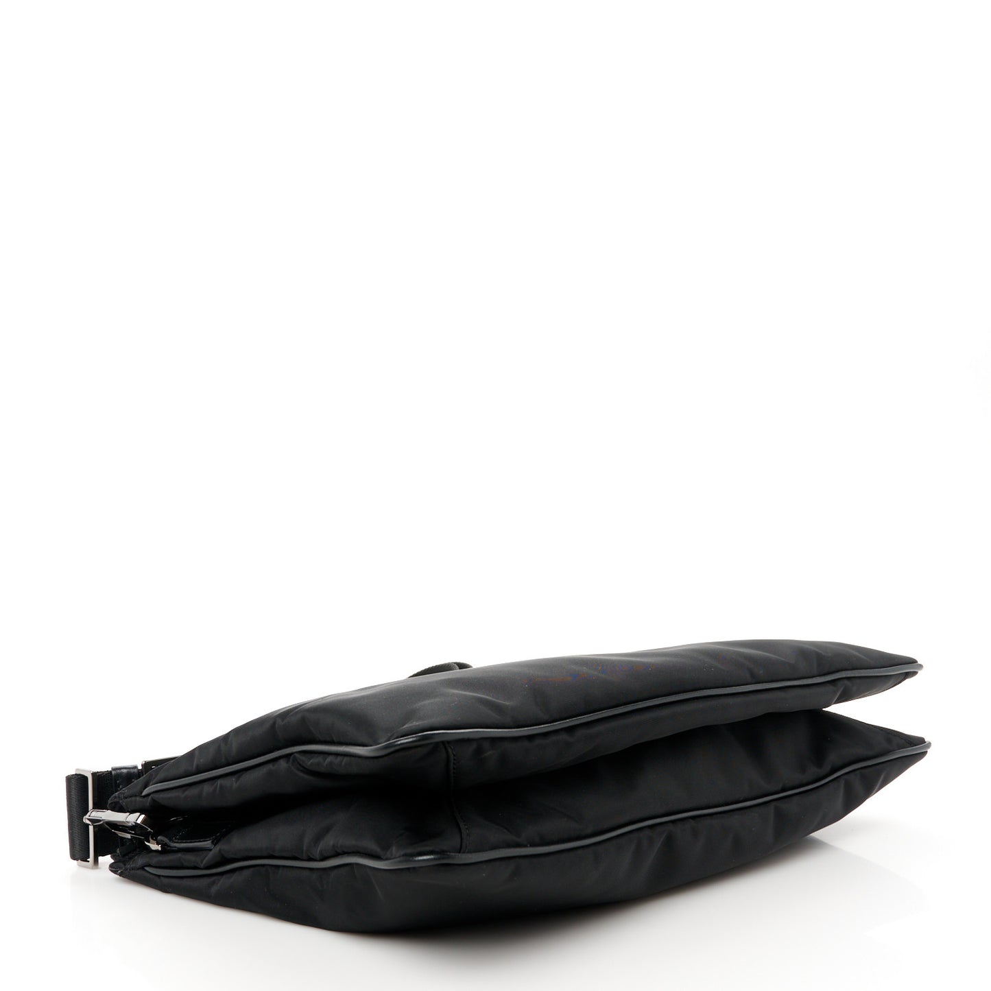 Nylon Palazzo Medusa Messenger Black