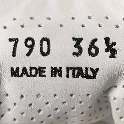 Prada Vitello Sport Spazzolato Rois Rubber Triangle Logo Perforated Womens District Low Top 30mm Sneakers 36.5 White 7 of 9