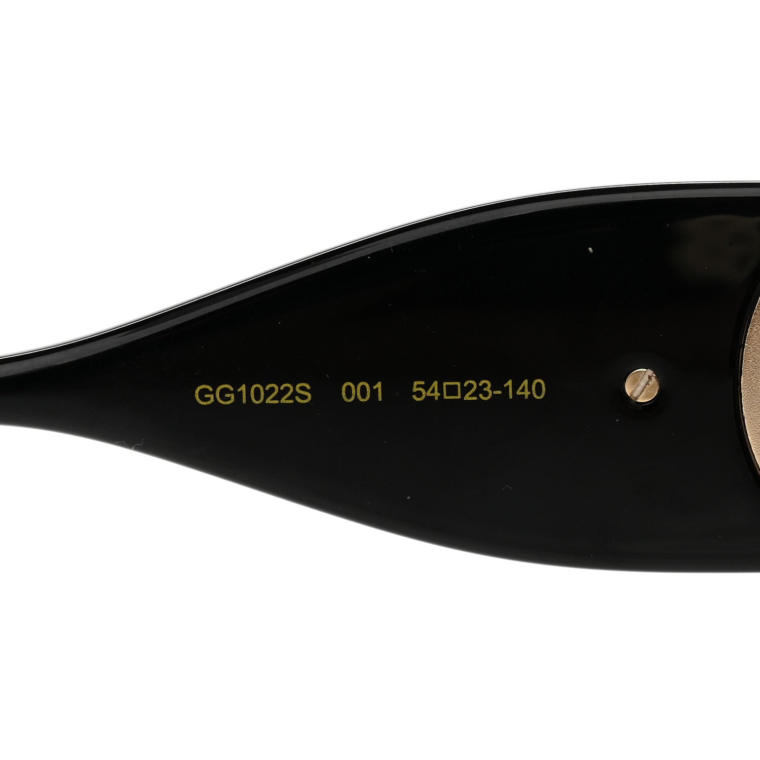 Gucci Acetate Rectangular Frame Chain Sunglasses GG1022S Black 5 of 8