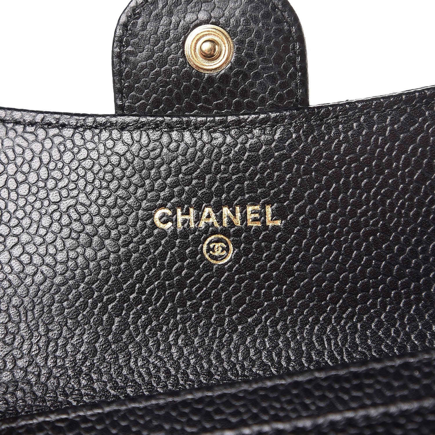Chanel Caviar Quilted Flap Card Holder Black 6 of 9