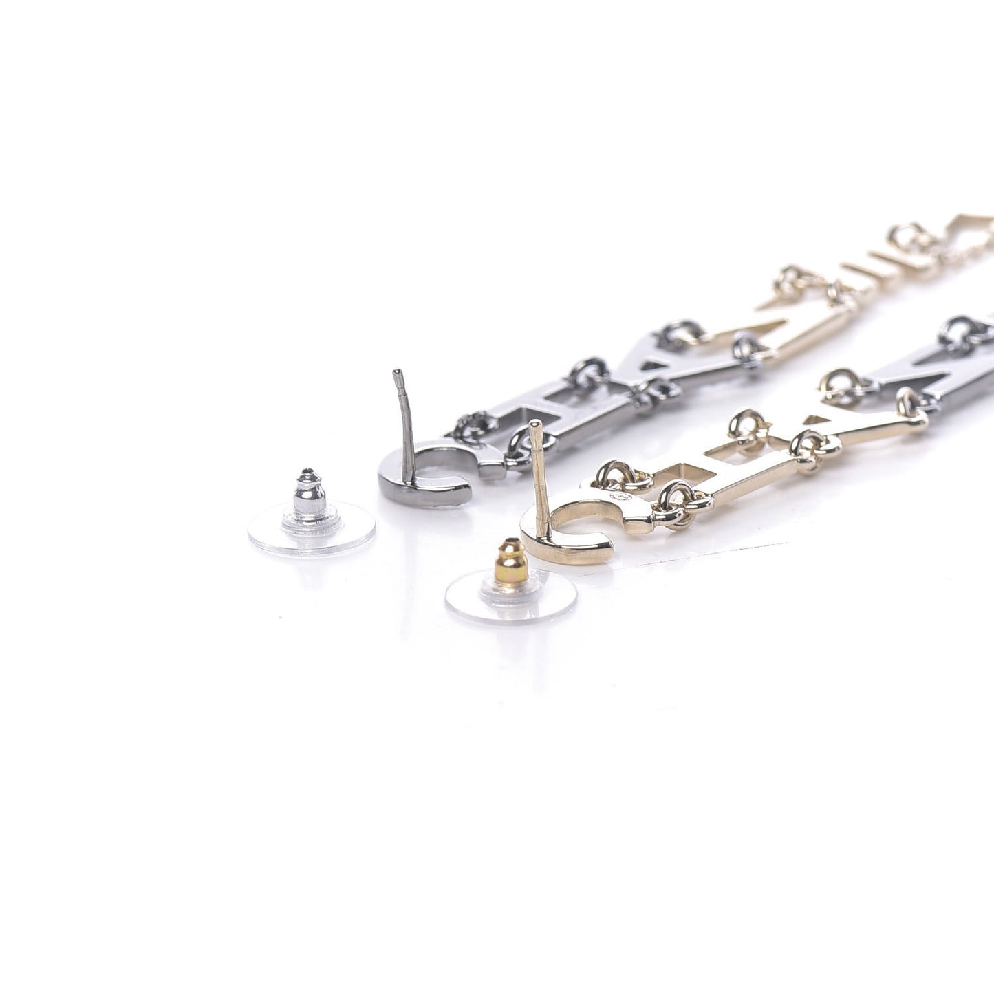 Crystal Pearl Bright Young Things Earrings Gold Ruthenium
