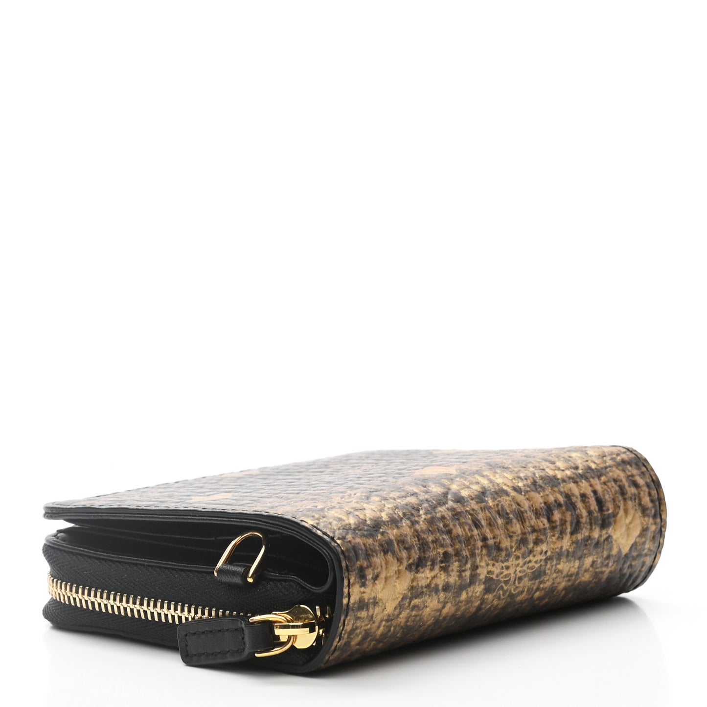 Gradation Visetos Compact Wallet Black Gold