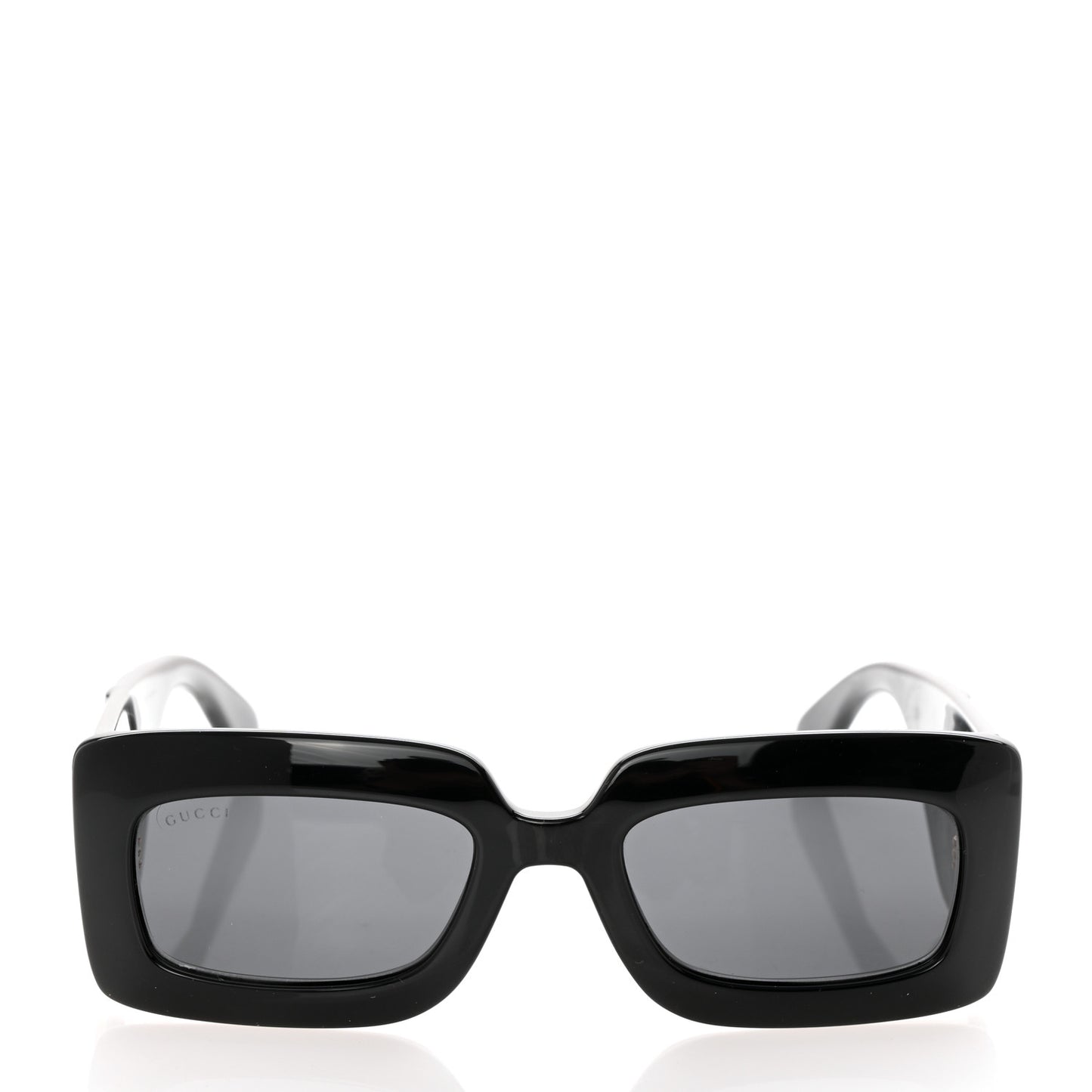 Acetate Rectangular Sunglasses GG0811S Black