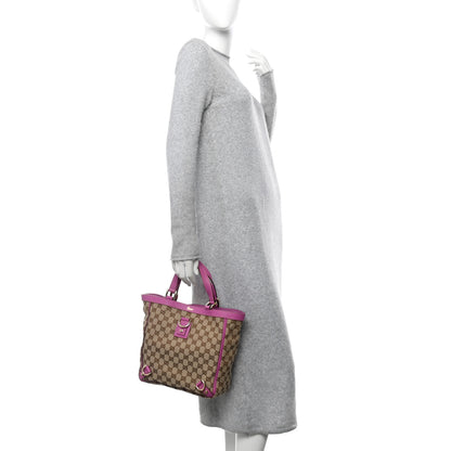 Gucci Monogram Small Abbey Tote Fuchsia 2 of 12