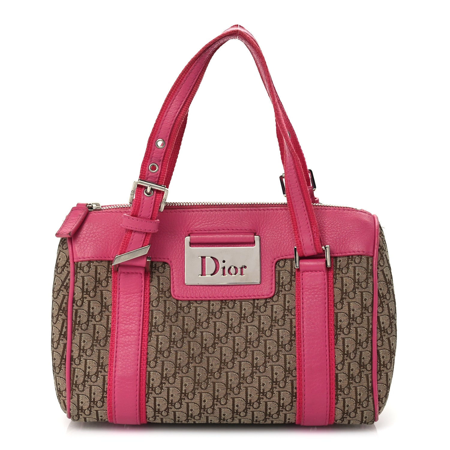 Christian Dior Monogram Street Chic Boston Pink Beige 1 of 8