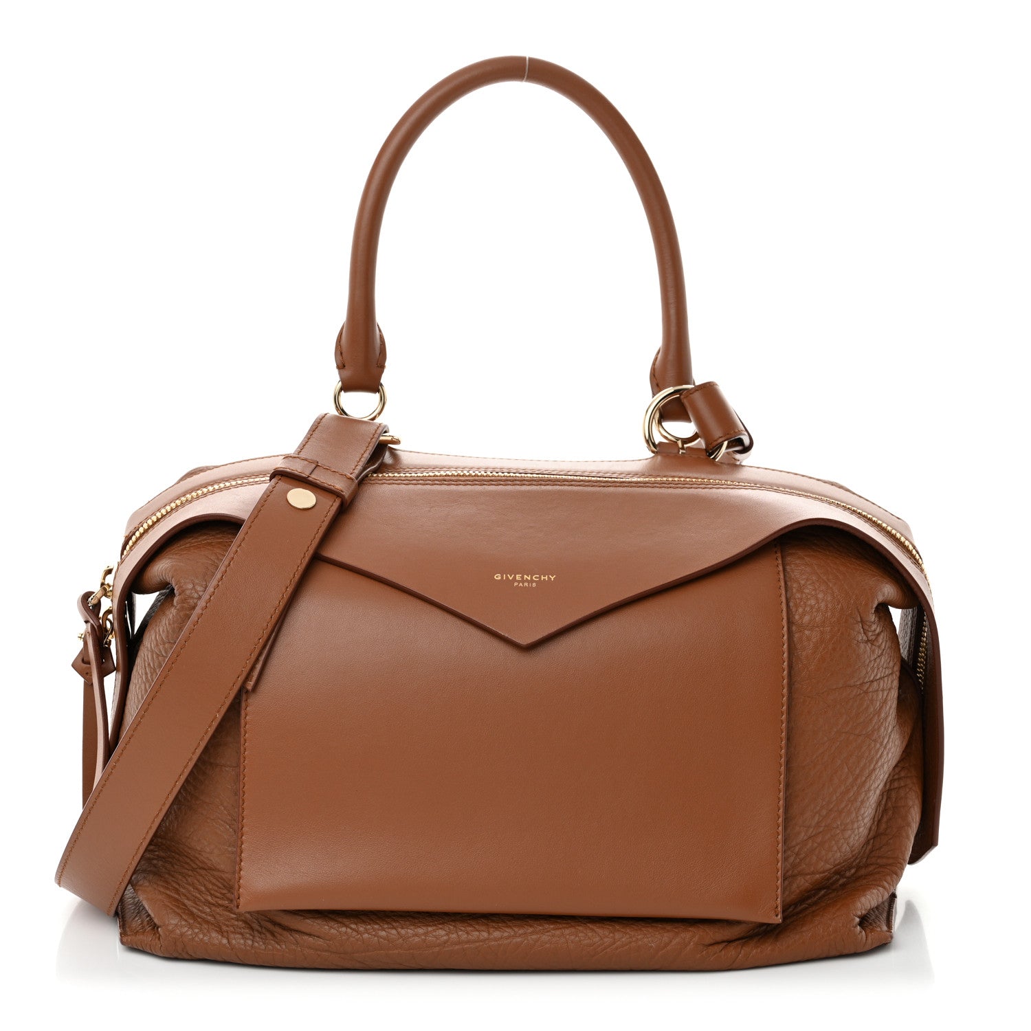 Givenchy Calfskin Medium Sway Cognac 1 of 13