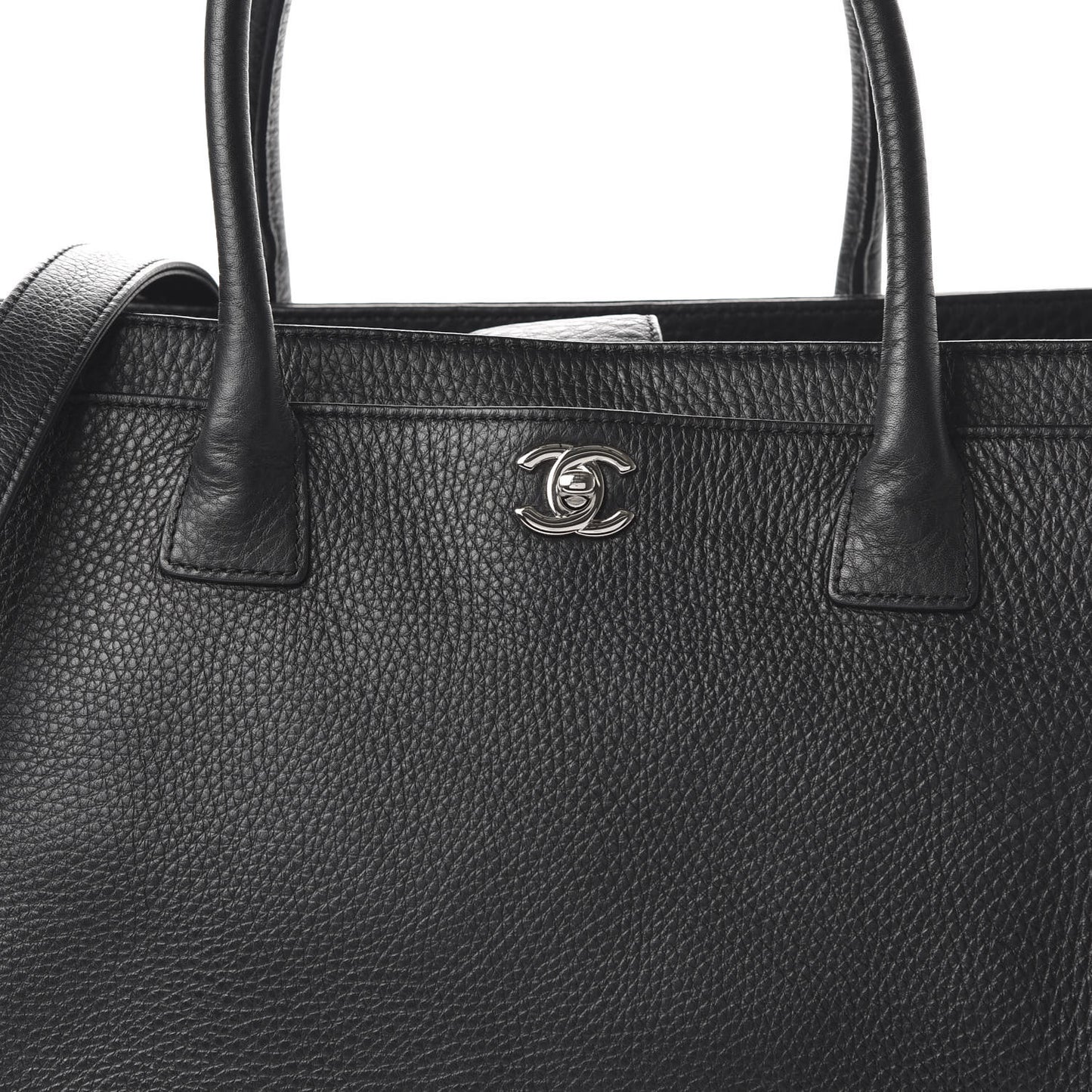 Deerskin Cerf Executive Shopper Tote Black