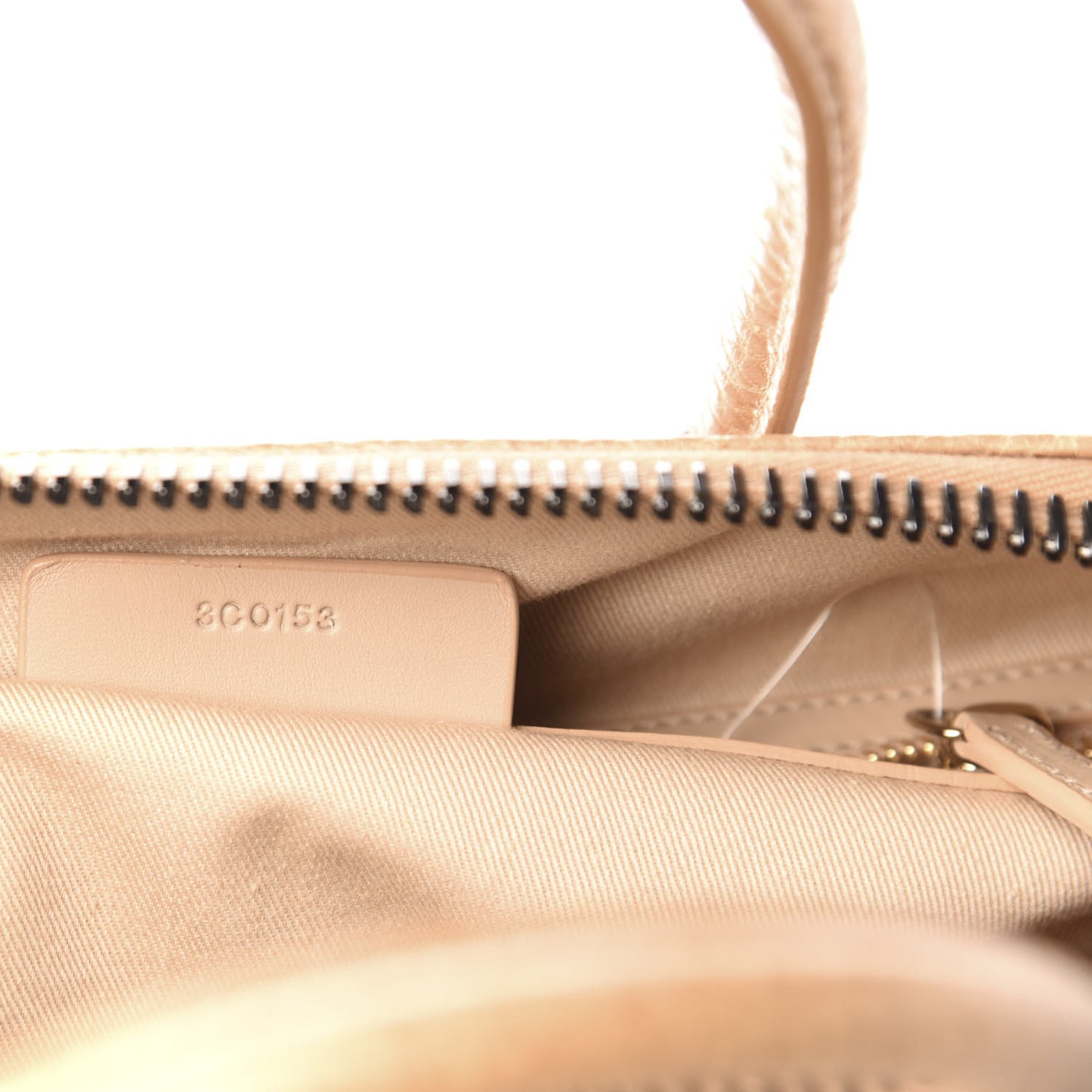 Pebbled Calfskin Small Antigona Light Brown