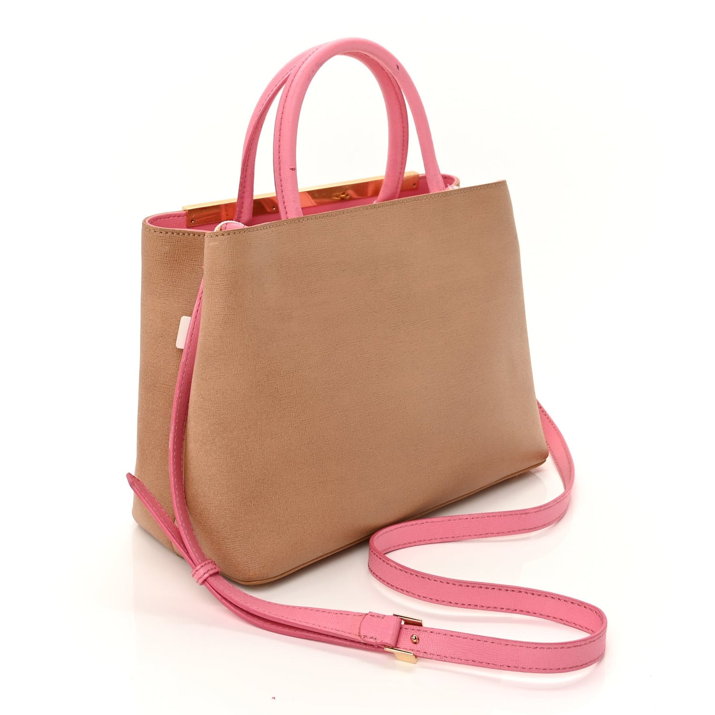 Vitello Elite Monster Petite 2Jours Tote Cuoio Lollypop Multicolour