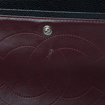 Chanel Caviar Quilted Jumbo Double Flap Black 11 of 16