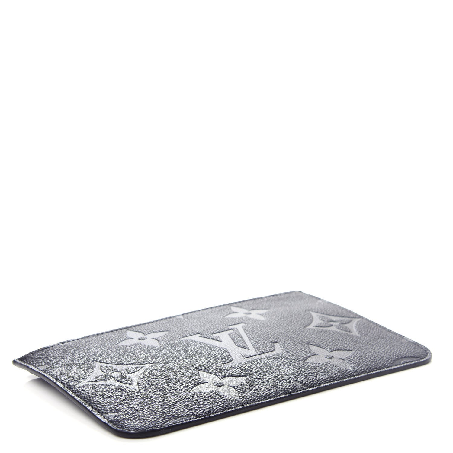 Louis Vuitton Empreinte Monogram Giant Neverfull MM Pochette Black 4 of 6