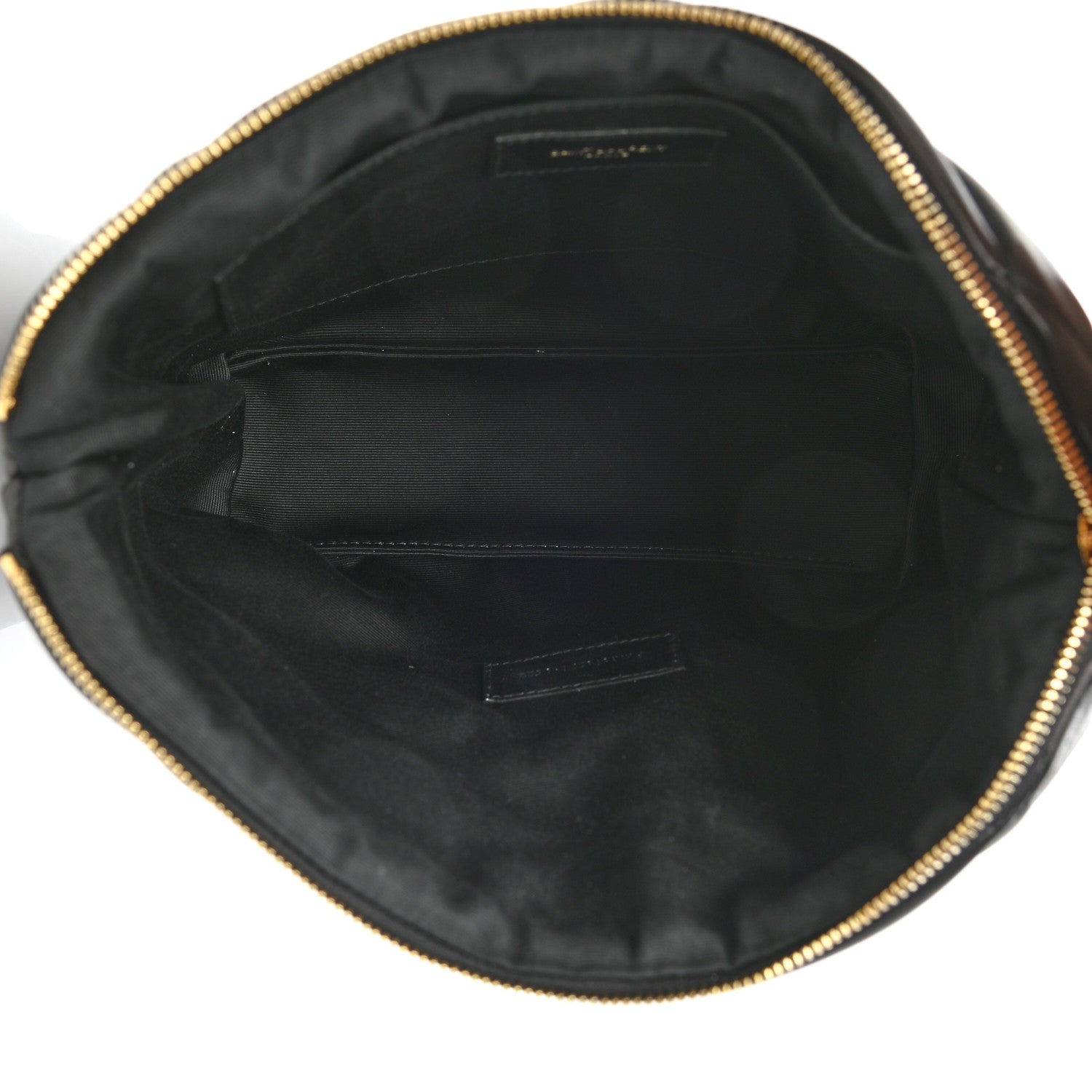 Saint Laurent Lambskin Monogram Medium Sade Puffer Pouch Black 5 of 9
