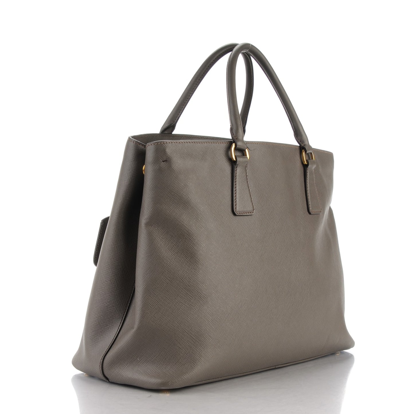 Saffiano Lux Large Tote Grafite