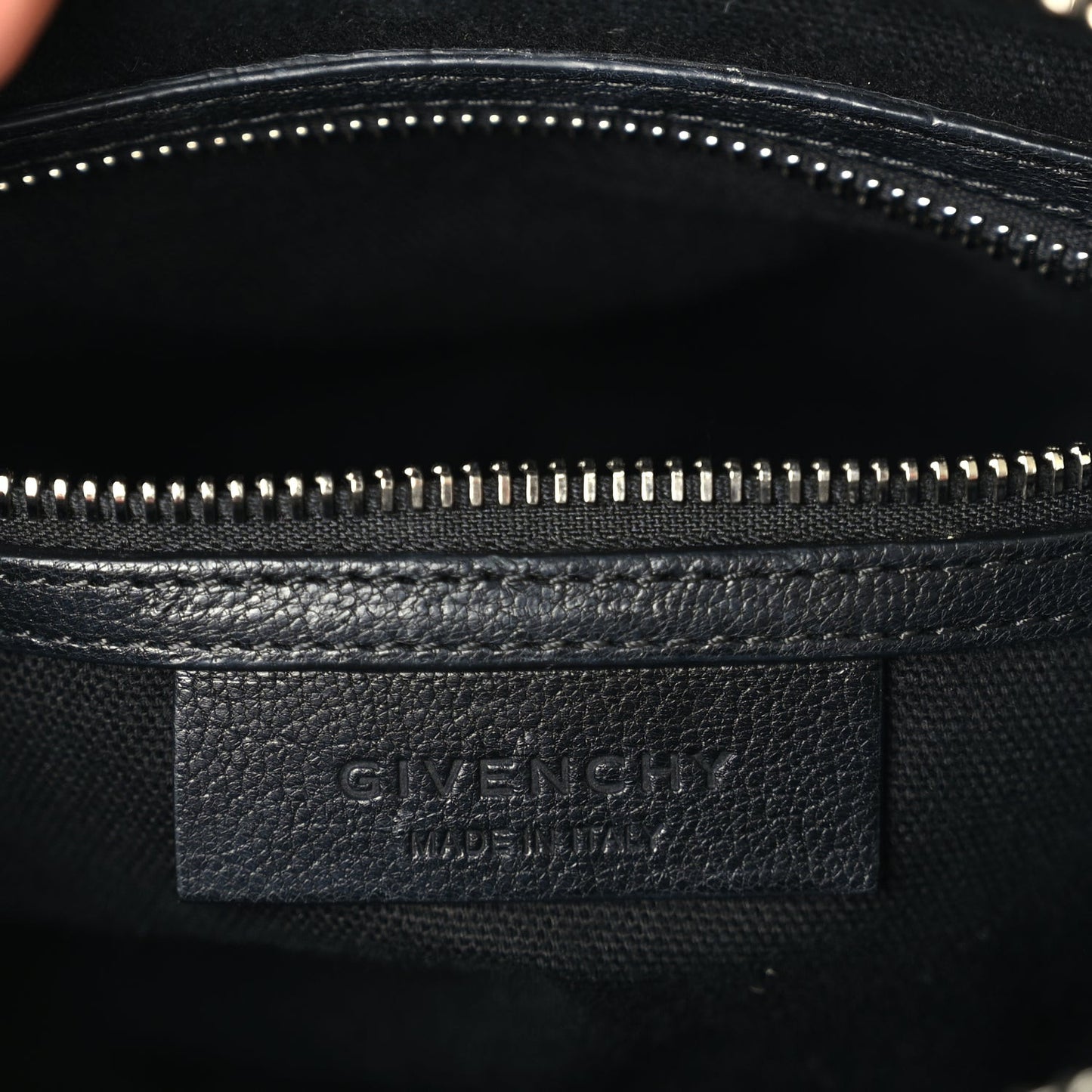 Sugar Goatskin Mini Antigona  Black