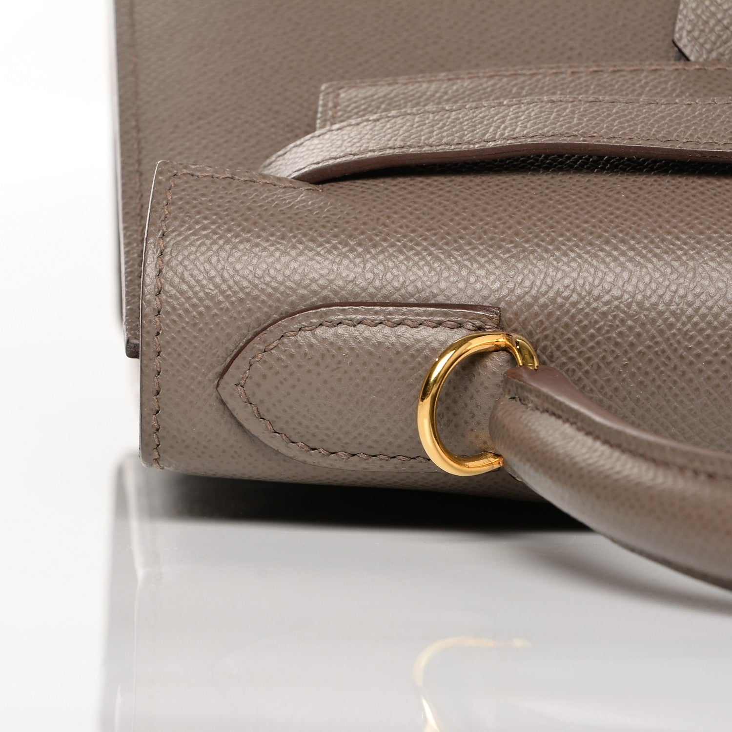 Hermes Epsom Kelly Sellier 28 Etain 19 of 27