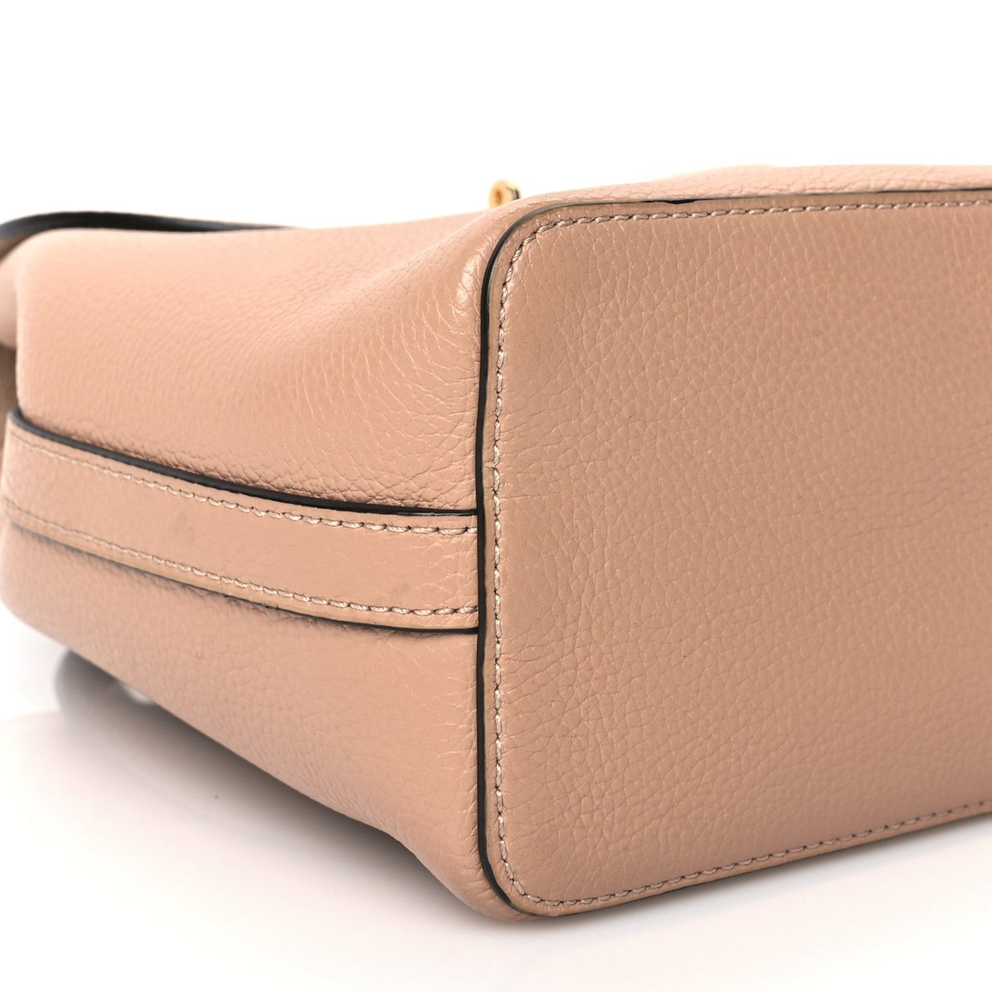 Classic Grain Calfskin Mini Bayswater Backpack Blush