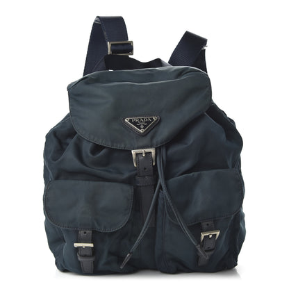 Prada Tessuto Nylon Vela Small Backpack Baltico 1 of 11