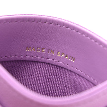 Chanel Caviar Quilted Card Holder Purple 7 of 9