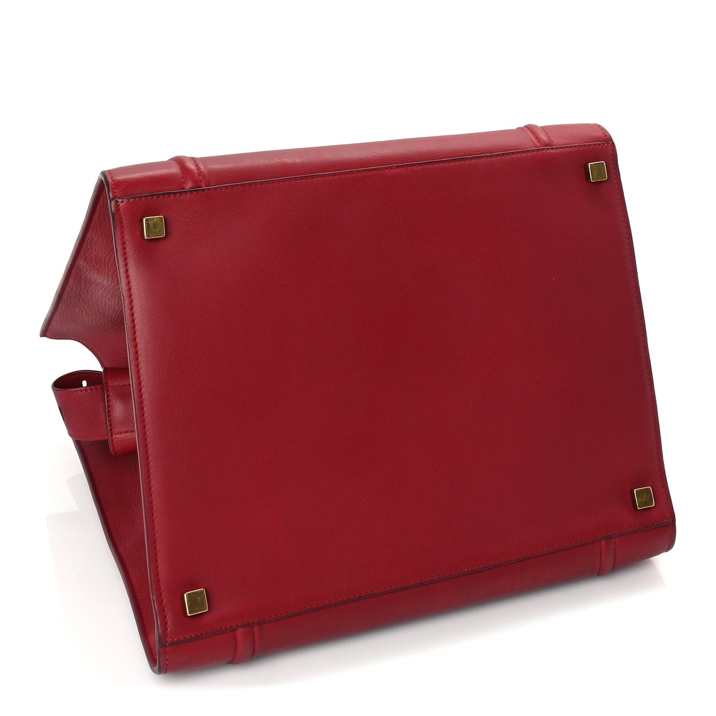 Supple Calfskin Medium Phantom Luggage  Red
