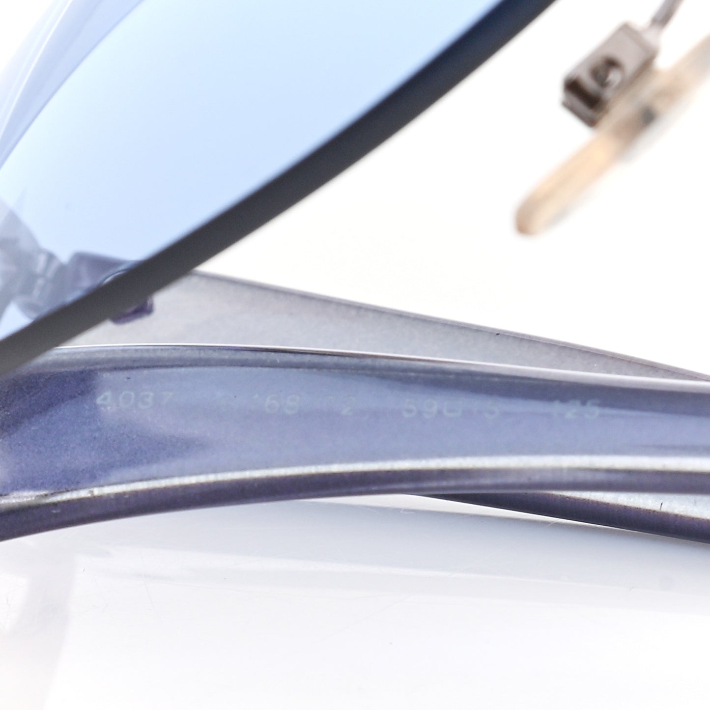 Frameless CC Logo Sunglasses 4037 Blue