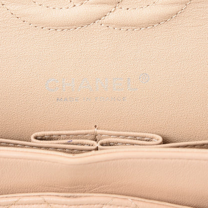 Chanel Lambskin Quilted Medium Double Flap Beige 7 of 8