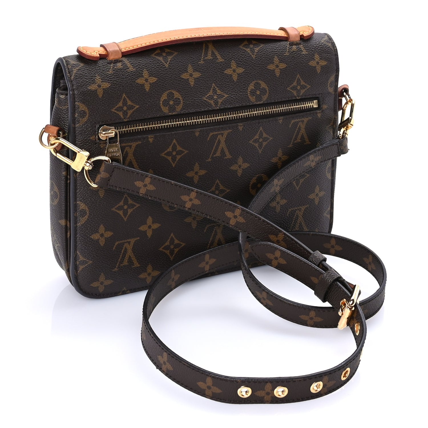 Louis Vuitton Monogram Pochette Metis Brown 2 of 8