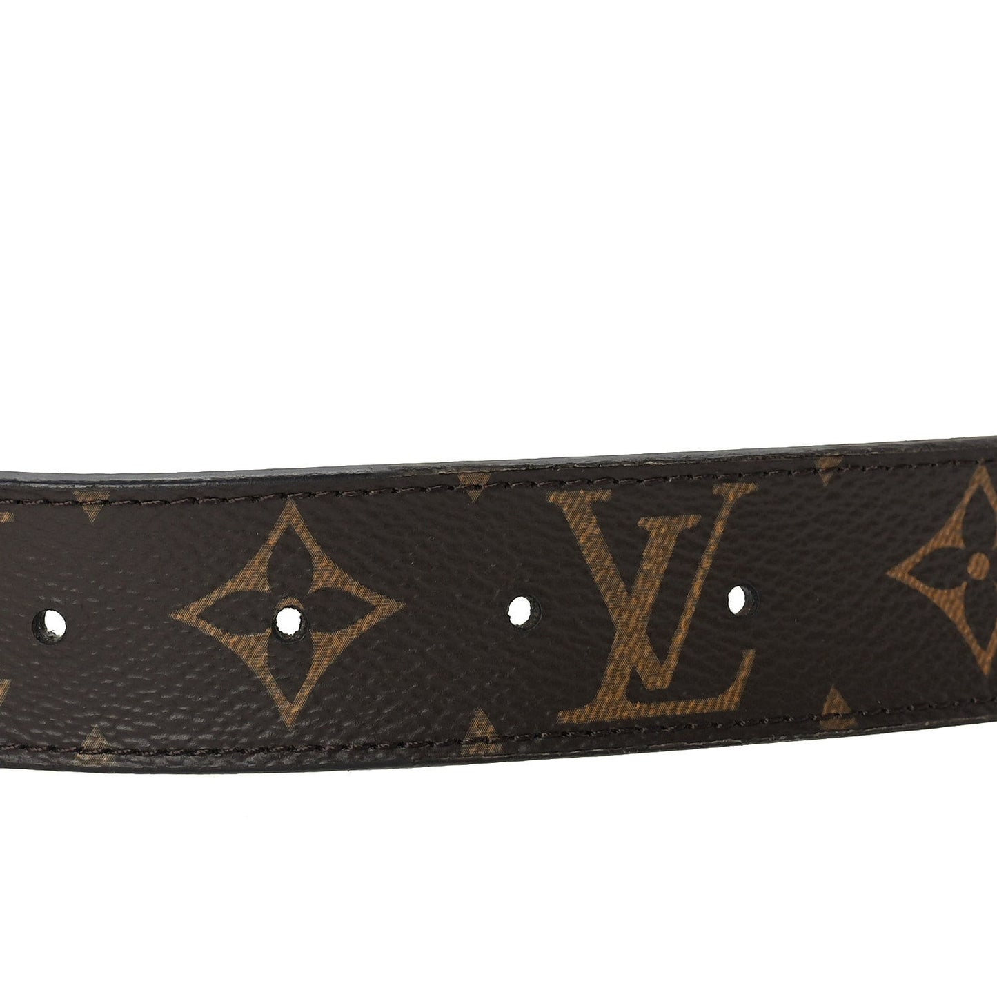Monogram 30mm Daily Multi Pocket Belt 80 32 Brown