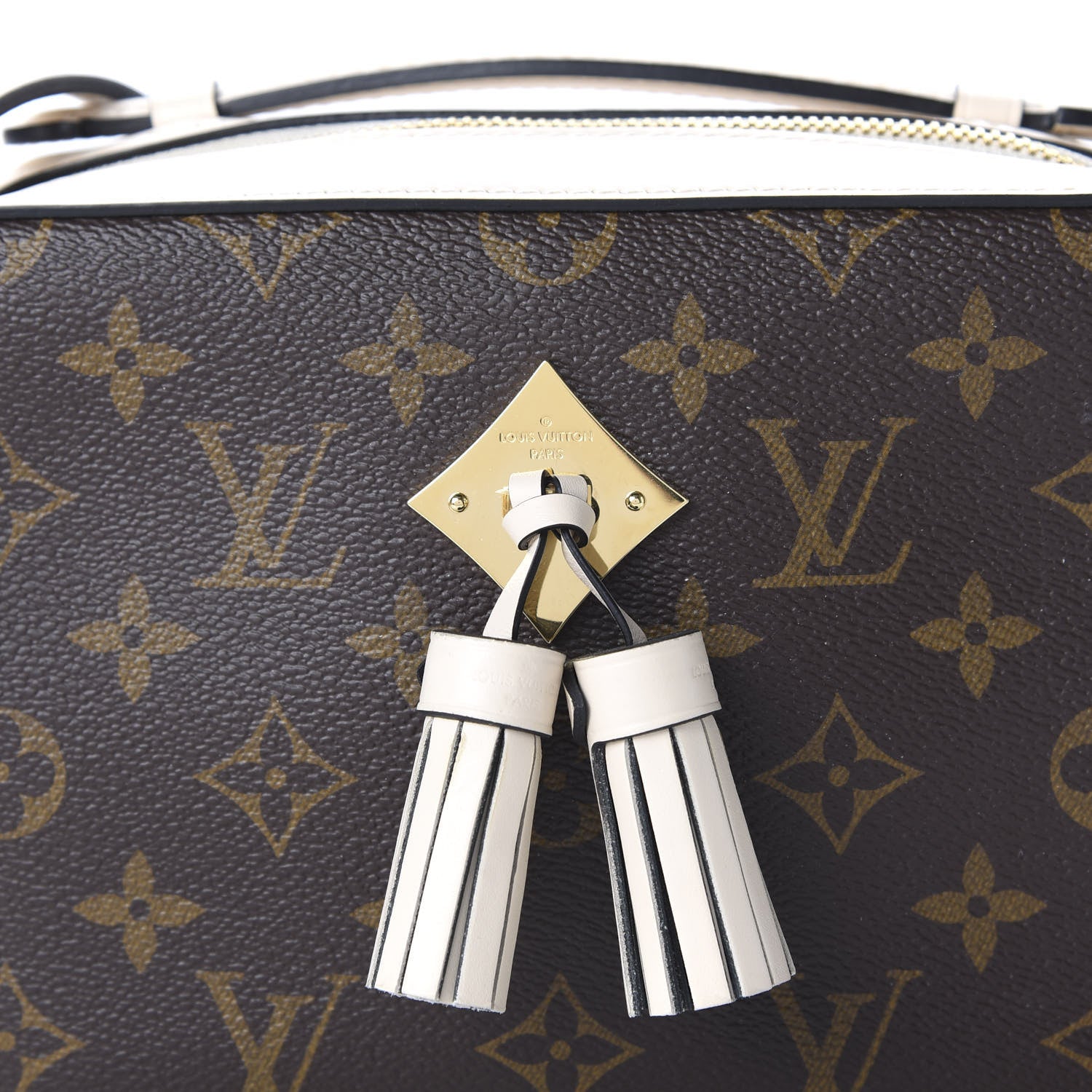 Louis Vuitton Monogram Saintonge Creme 9 of 10